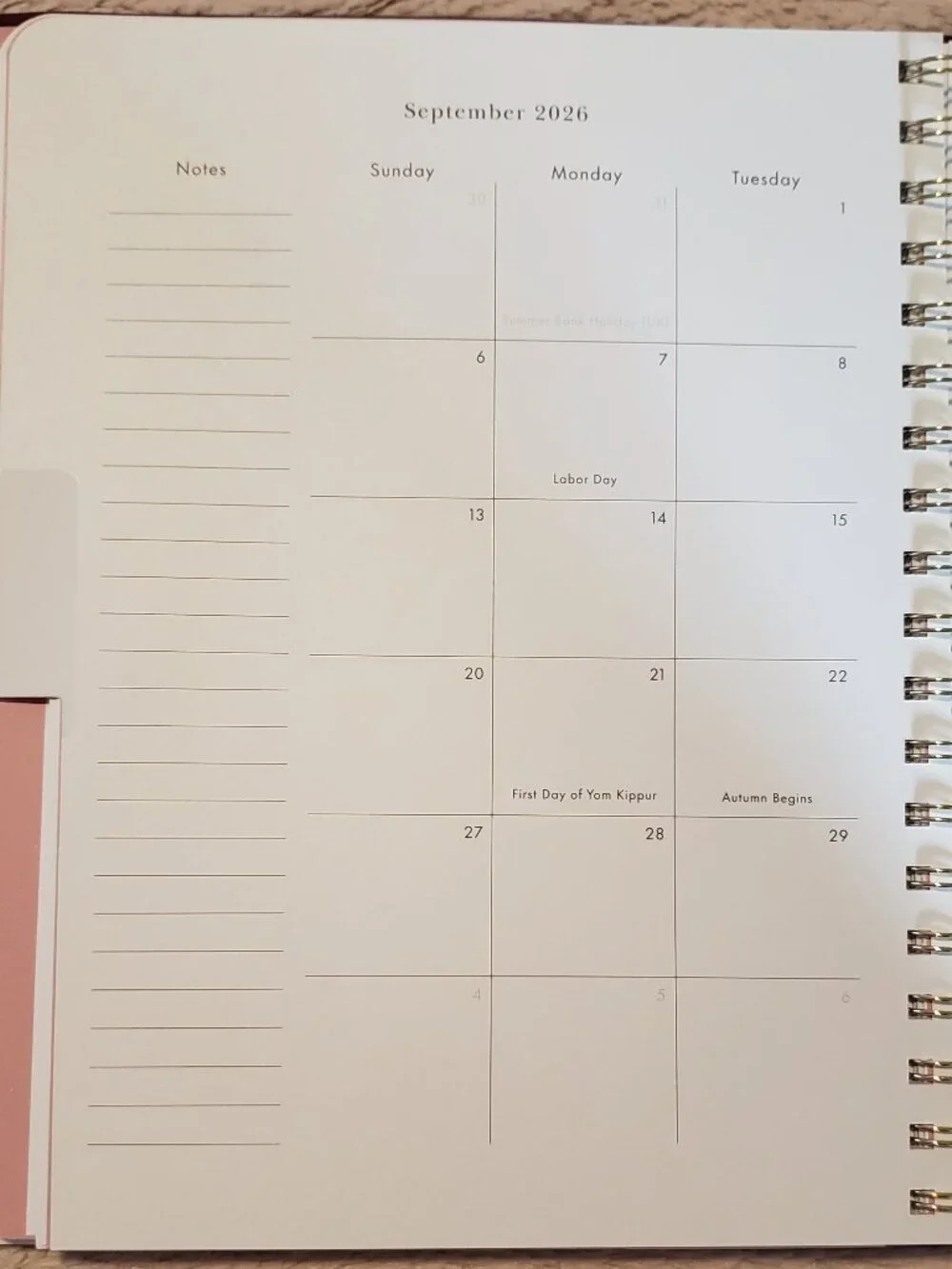 NWT- kate spade 2026 Planner- Encyclopedia of Style